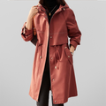 R&B | Rote Damenjacke mit Kapuze