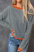 R&B | Gestreifter Pullover