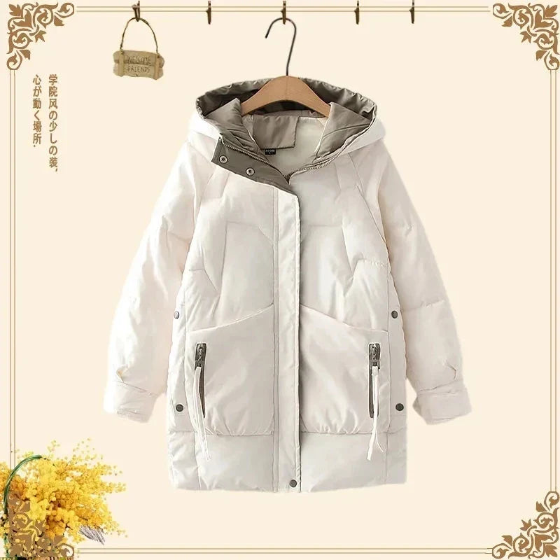 R&B | Oversized Winter Baumwoll Daunenjacke