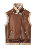 R&B | Leder Bodywarmer Warm & Trendy