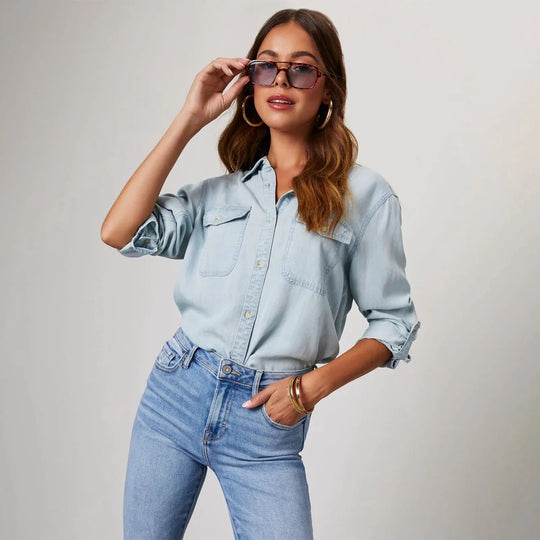 R&B | Leichte Denim Hemden