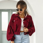 R&B | Cordjacke für Damen Lässig