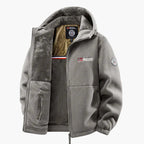 R&B | Outdoor-Fleecejacke mit Kapuze - Skandinavischer Stil für Winter & Freizeit