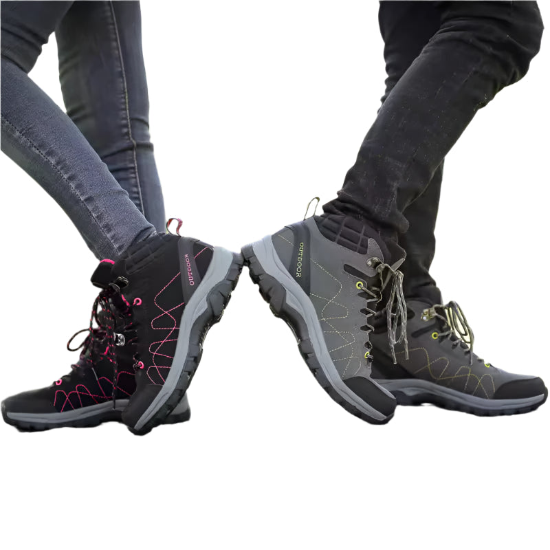 Wasserdichte und strapazierfähige Wanderschuhe mit rutschfester Sohle R&B