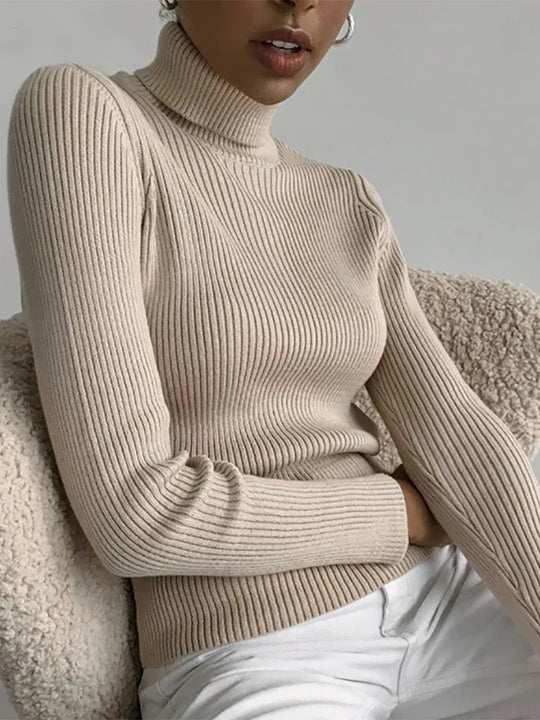 R&B | Strickpullover Gerippte Struktur Figurunabhängiger Schnitt