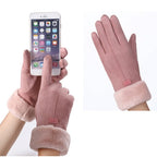 R&B | Schicke und Stilvolle Winter Furry Handschuhe für Frauen