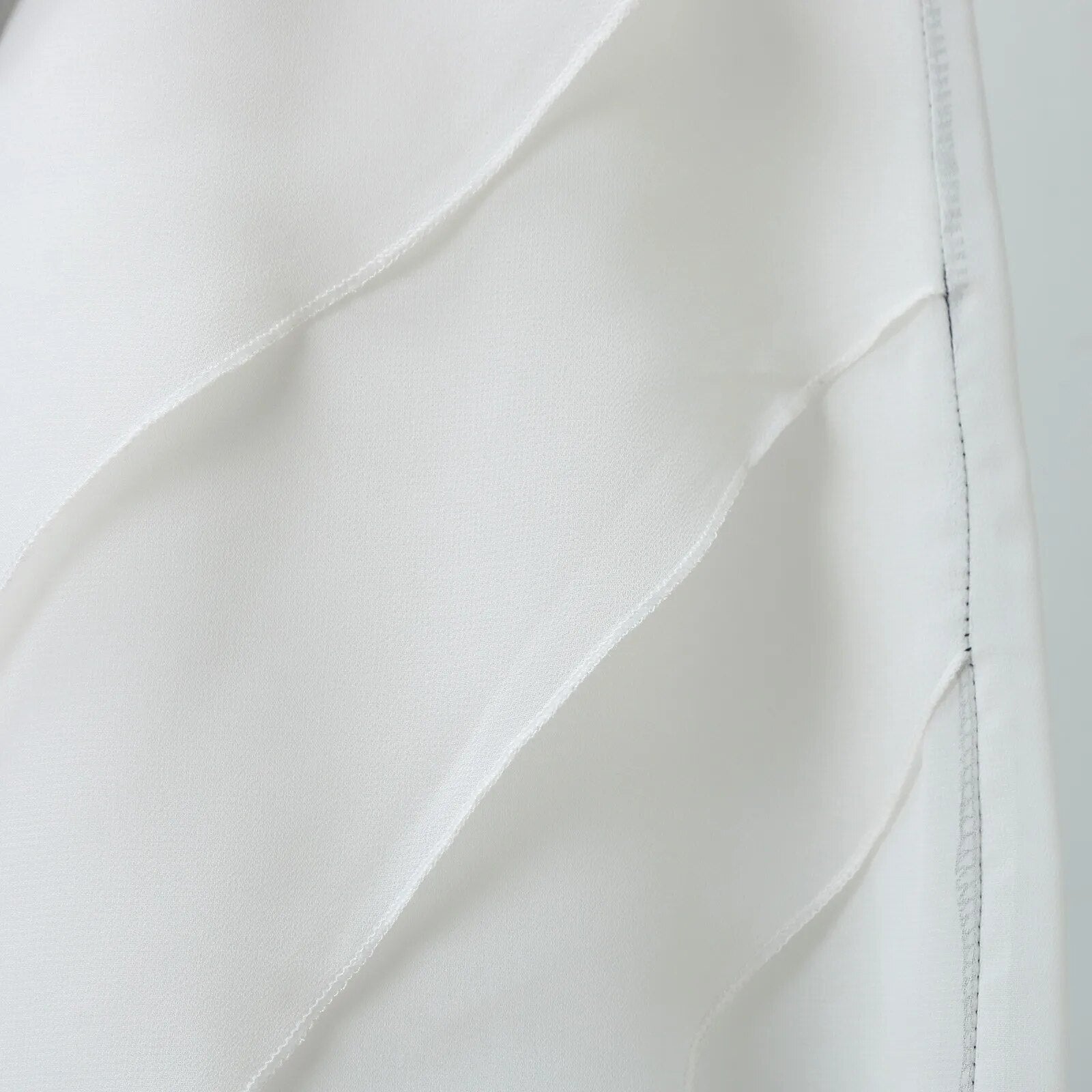 Elegantes Schwarz-Weiß Gradient Ärmelloses Patchwork Maxikleid