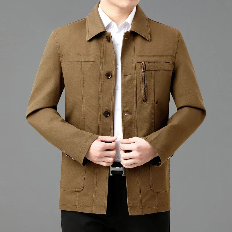 R&B | Baumwolljacke mit Bedrucktem Futter - Jens
