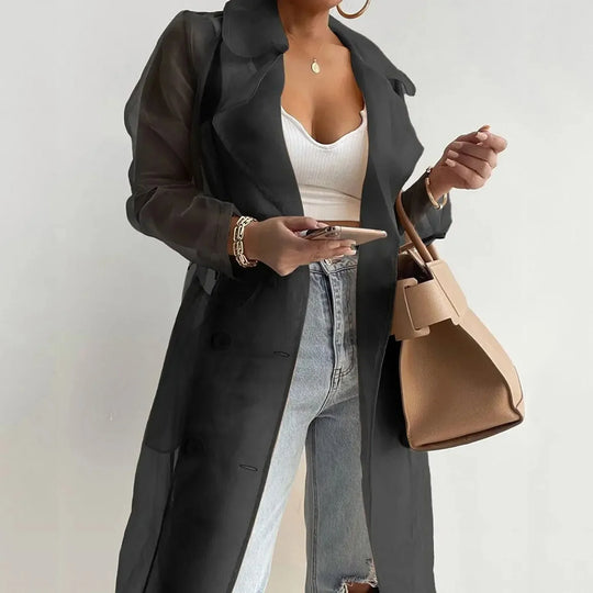 R&B | Durchsichtiger Trenchcoat