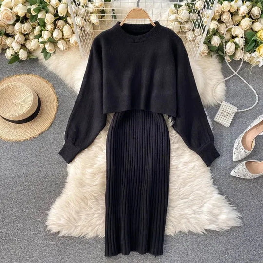 R&B | Strickkleid und Pullover Set für Damen