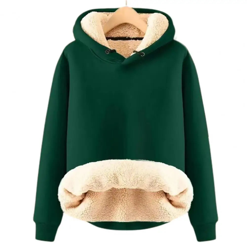 R&B | Warmer Hoodie mit Fleece-futter Polyester und Sherpa Bequem und Trendy