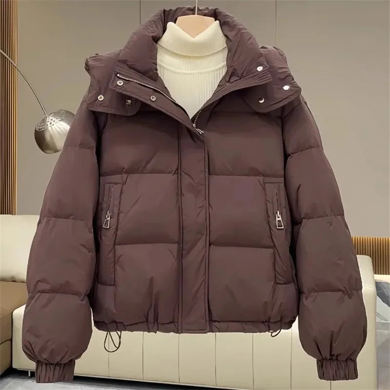 R&B | Daunenjacke - Stil mit Kapuze