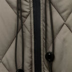 R&B | Lässige Knielange Jacke mit Reißverschlussdetail