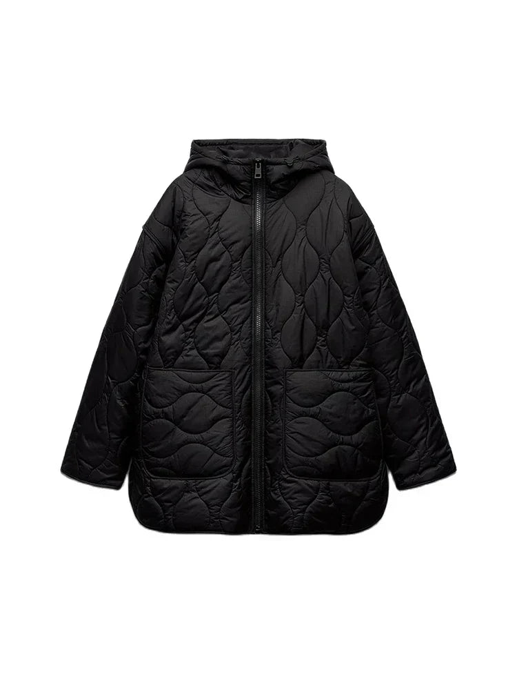 R&B | Gepolsterte Kapuzenjacke
