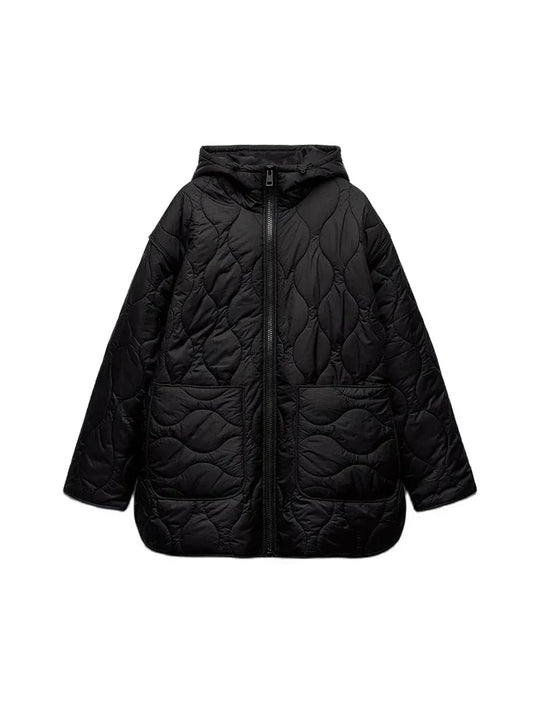 R&B | Gepolsterte Kapuzenjacke