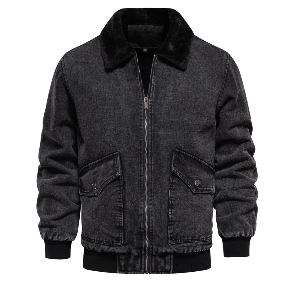R&B | Herren Jeansjacke warm gefüttert
