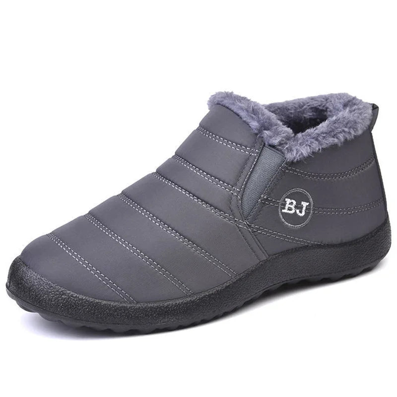 R&B | Stiefeletten Gequiltet Slip on Wasserabweisend Plüsch Futter Langlebiger Sitz