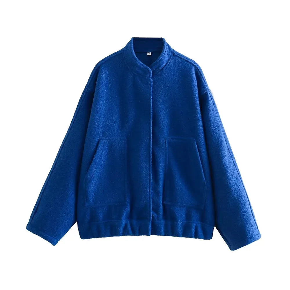 R&B | Stylische Weinlese Bomberjacke