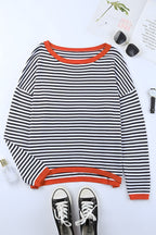 R&B | Gestreifter Pullover