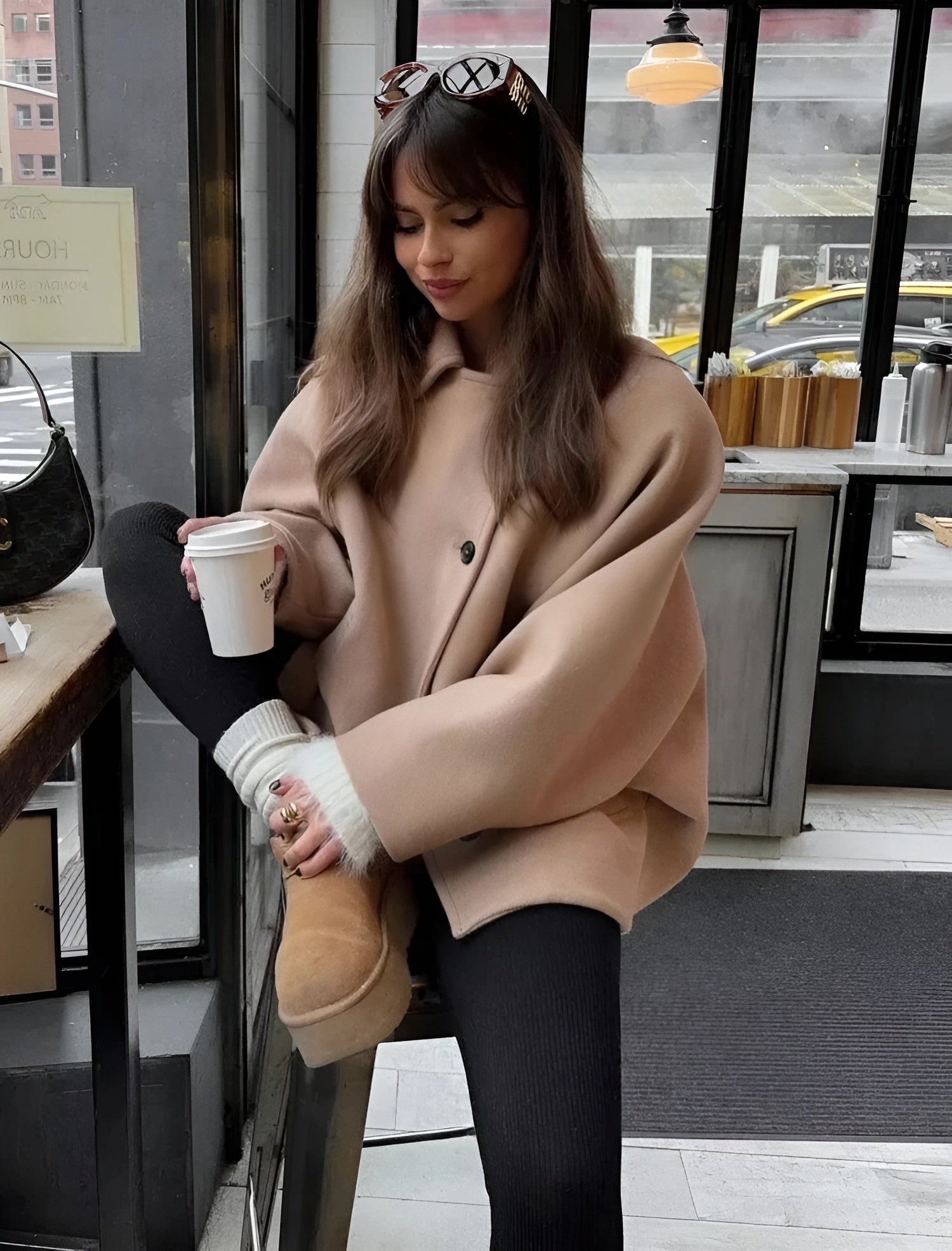 R&B | Wollmischung Vintage Damenjacke