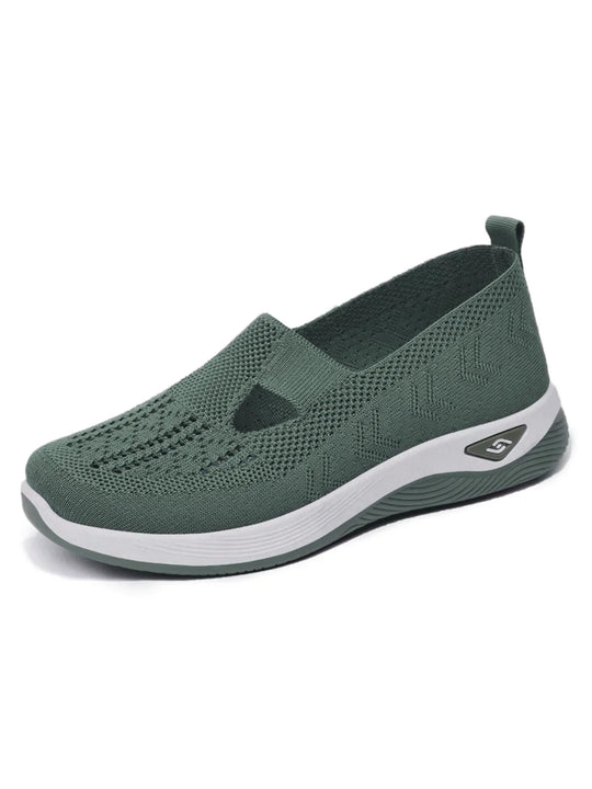 Damen Atmungsaktive Sneakers in Einfarbig R&B