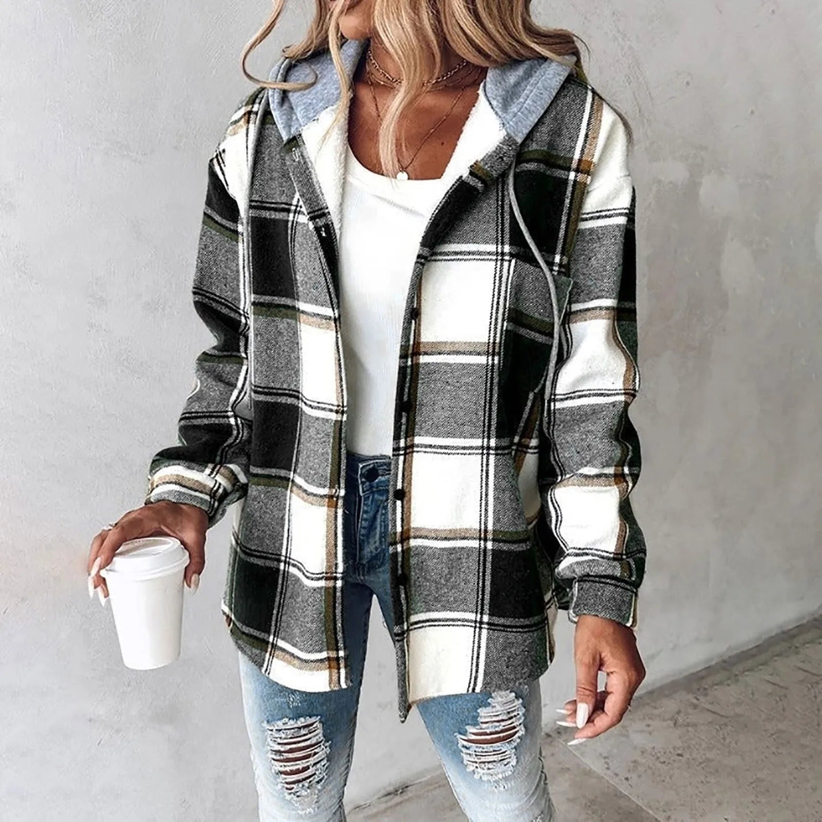 WARME UND MODISCHE JACKE