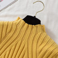 R&B | Damen Strickpullover mit Rollkragen und Langen Ärmeln