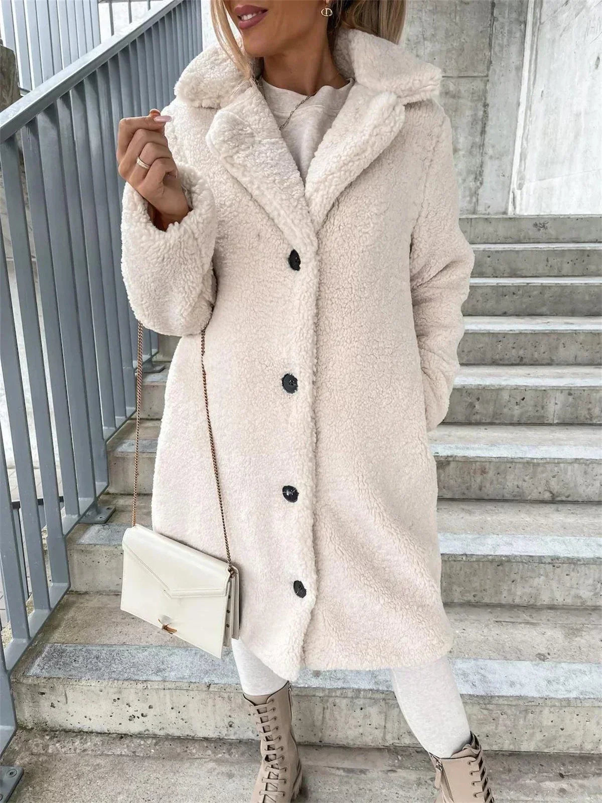 R&B | Damen-Strickjacke, lang & modisch