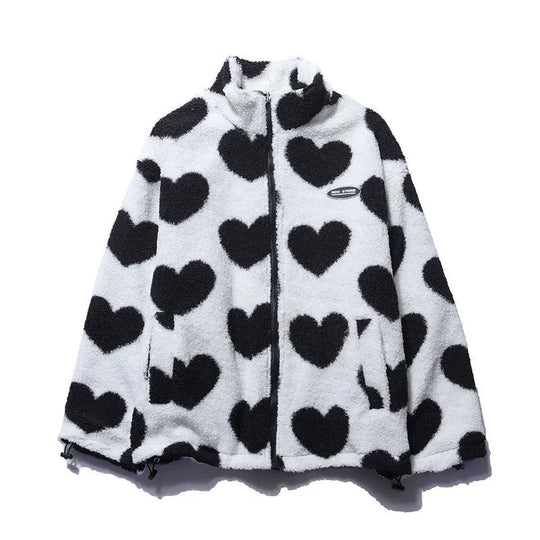 R&B | Wendejacke mit Herzmuster