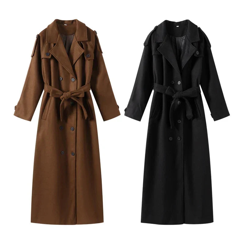 R&B | Woolly Coat - Damenmantel für Herbst und Winter