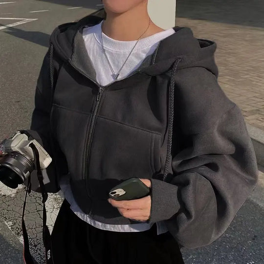 R&B | Klassische Gekürztes Sweatshirt für Frauen