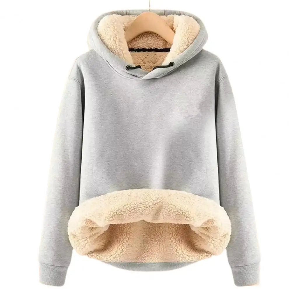 R&B | Warmer Hoodie mit Fleece-futter Polyester und Sherpa Bequem und Trendy
