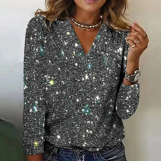 R&B | Glimmer Bluse Glänzend und Elegant Stilvoll