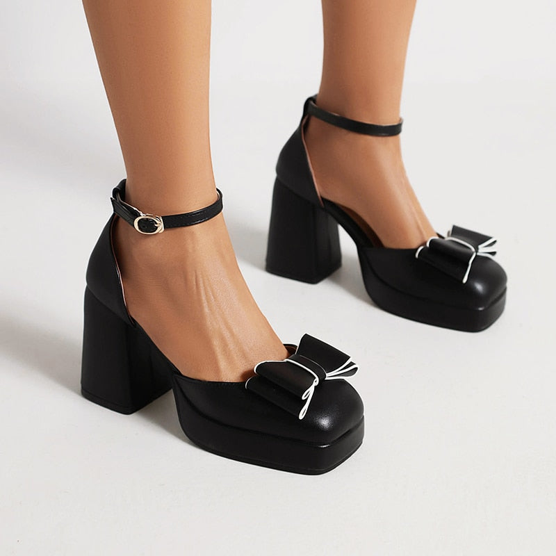 Weiße Plateausandalen Mit Schleife Luisa R&B