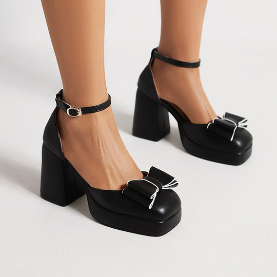 Weiße Plateausandalen Mit Schleife Luisa R&B