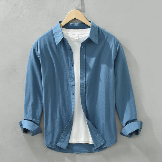 R&B | Lässige Langarmhemd Baumwolle Zeitloses Design
