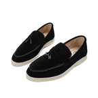 R&B Loafers Damen-Loafer mit Schloss-Detail