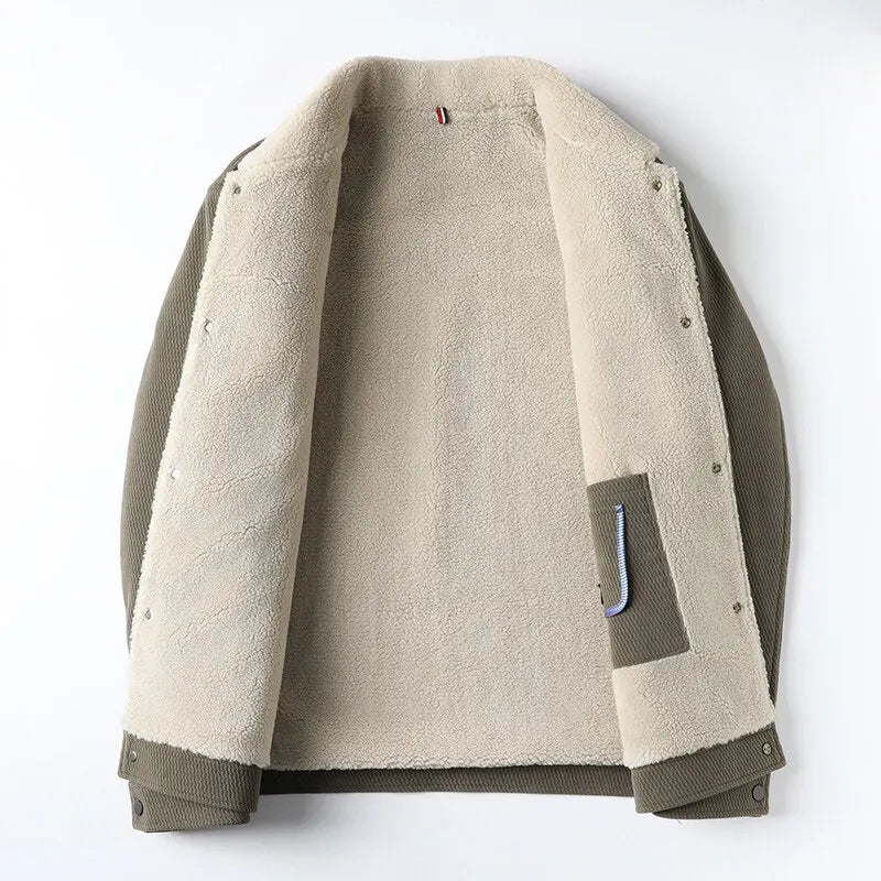 R&B | Fleece-Kragenjacke - Olivier