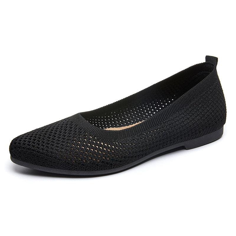 Graue Orthopädische Ballerinas R&B