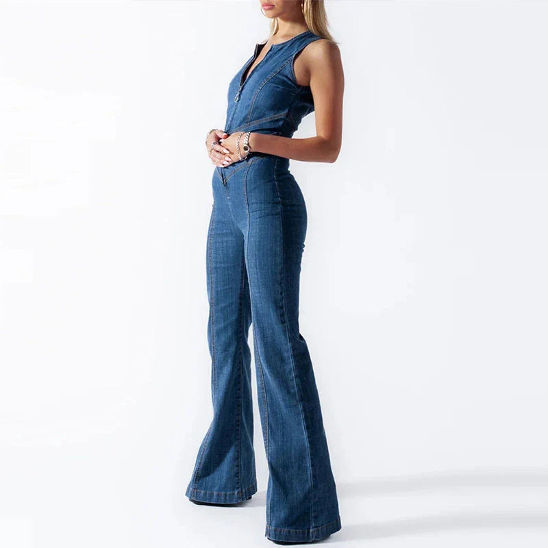 R&B | Bodycon Rückenfreier Herz Jumpsuit