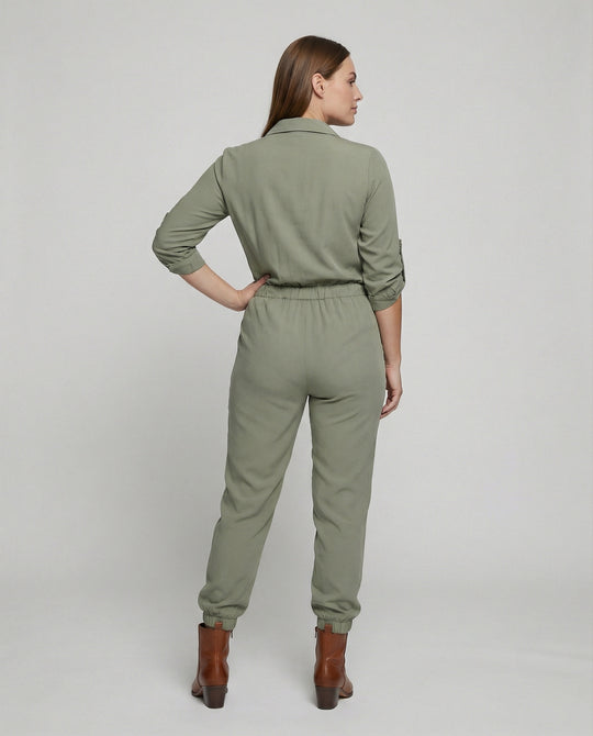R&B | Overall mit umgeschlagenem Kragen für Damen Freizeitkleidung