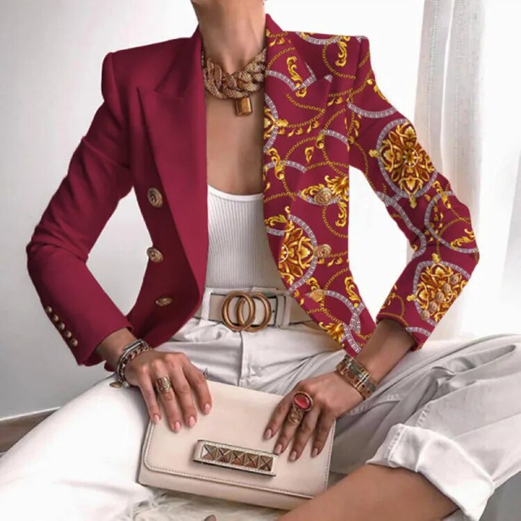 R&B | Blazer Gedruckt In Der Taille
