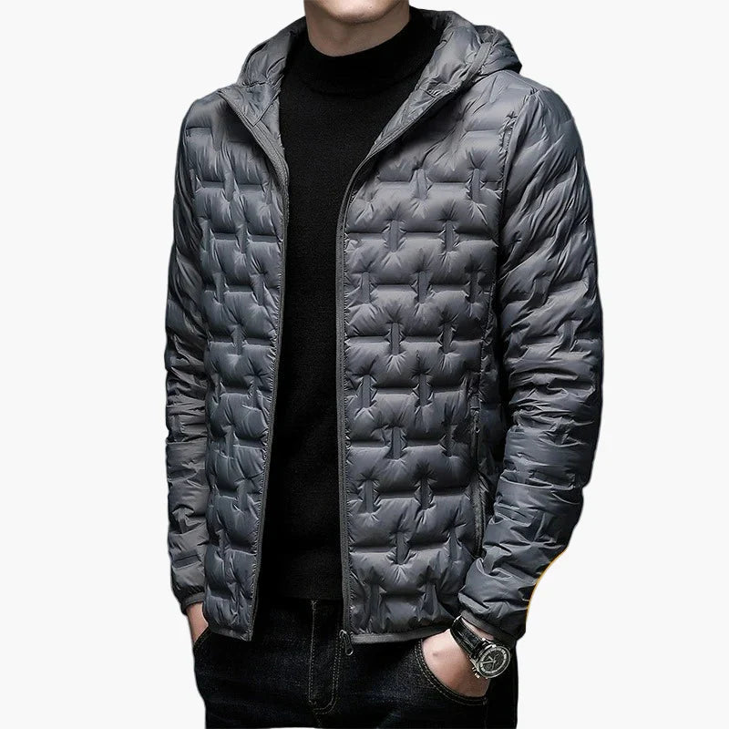R&B | Steppjacke mit Kapuze - Winter Outdoor Freizeitjacke