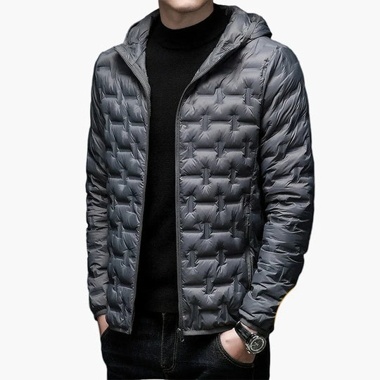 R&B | Steppjacke mit Kapuze - Winter Outdoor Freizeitjacke