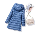 R&B | Leichtgewicht Pufferjacke Langärmlige Gesteppte Jacke mit Abnehmbarem Kapuze