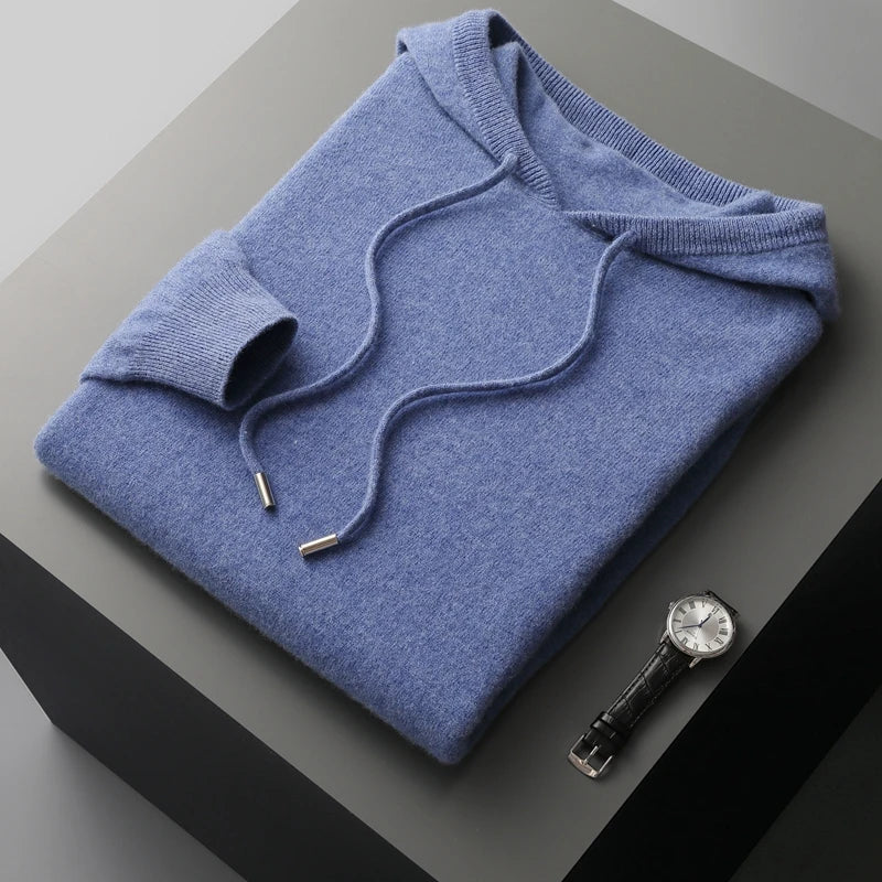 R&B | Hoodie Aus Wollmix Wolle Warm und Bequem