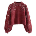 R&B | Strickpullover mit O-Ausschnitt