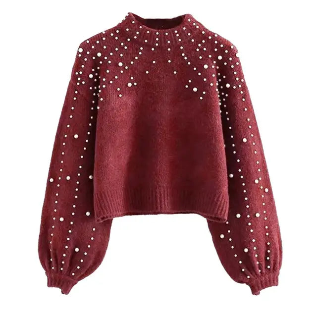 R&B | Strickpullover mit O-Ausschnitt