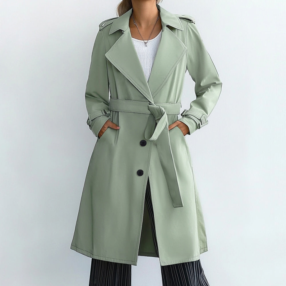 R&B | Klassischer Trenchcoat mit Gürtel