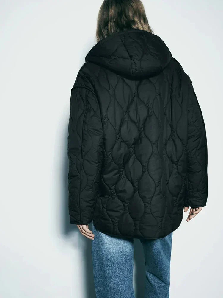 R&B | Gepolsterte Kapuzenjacke